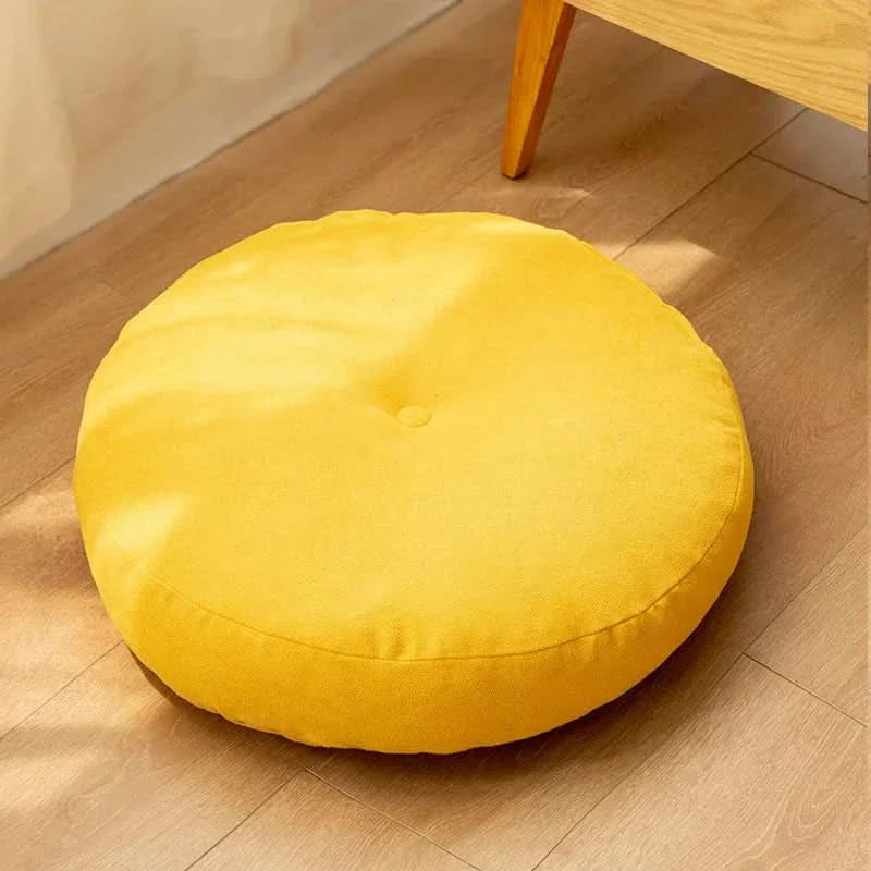 Soft Round Yoga Meditation Pillow for Home Relaxation
