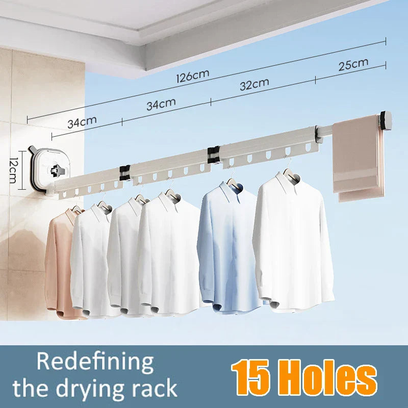 Space Saving Foldable Laundry Rack