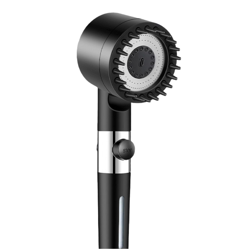 Powerful Turbo Massage Shower Head with High Flow Rate