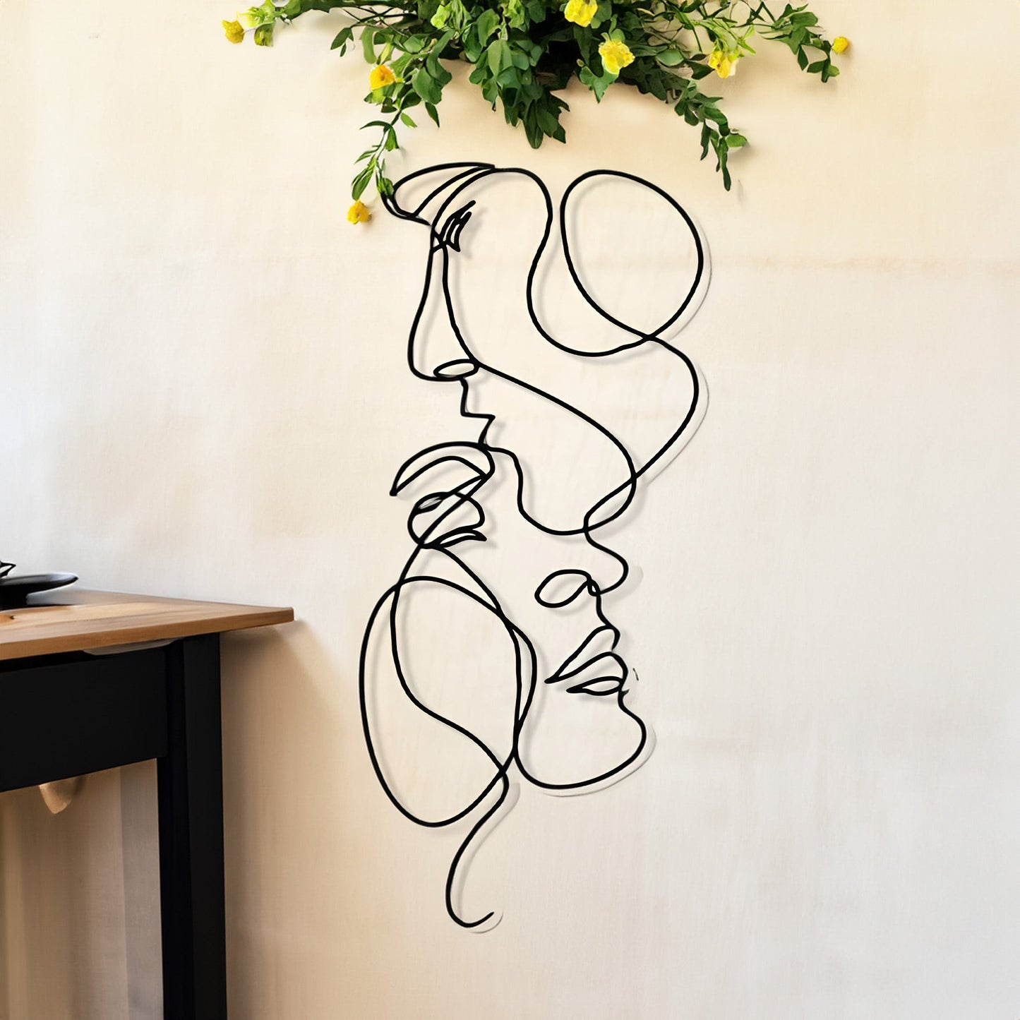 Modern Metal Wall Decor for Elegant Living Room - Befez