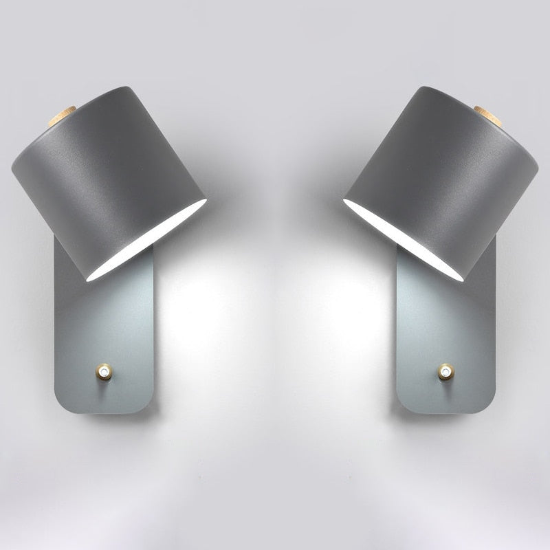 Stylish LED Wall Light with On/Off Switch for Home