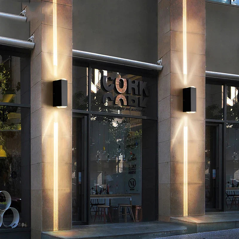 Outdoor LED Wall Light Virelo Beam Waterproof Aluminum