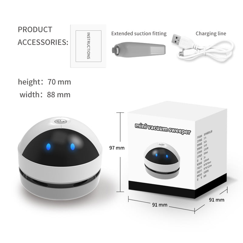 Portable USB Rechargeable Handheld Vacuum