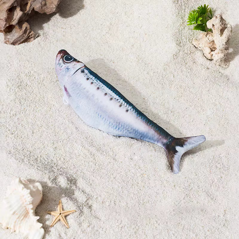 Fun Colorful Fish Shaped Cat Toy
