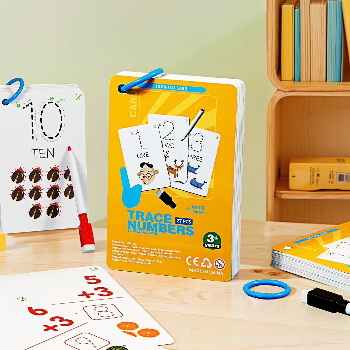 Washable Kids Alphabet Tracing Activity Book
