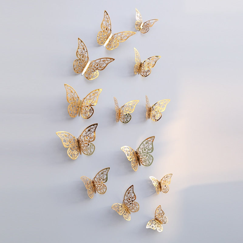 Beautiful 3D Butterfly Wall Decor
