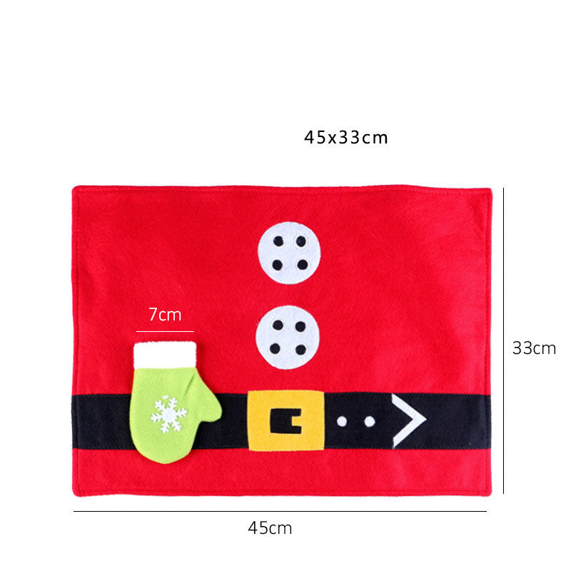 Fun Christmas Santa Table Mats