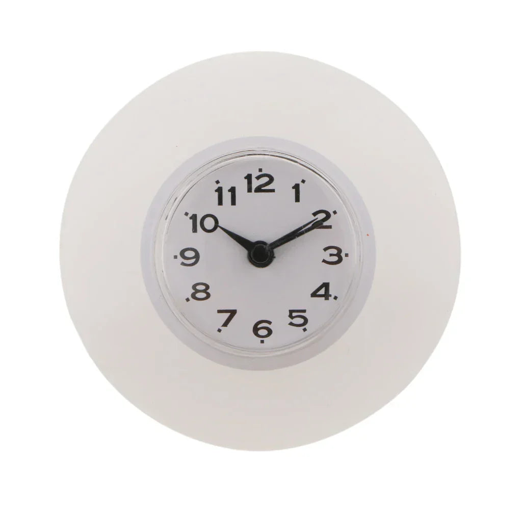 Shower Suction Clock for Bathroom Wall