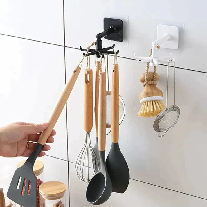 Easy Hang Spider Hooks for Kitchen Organization