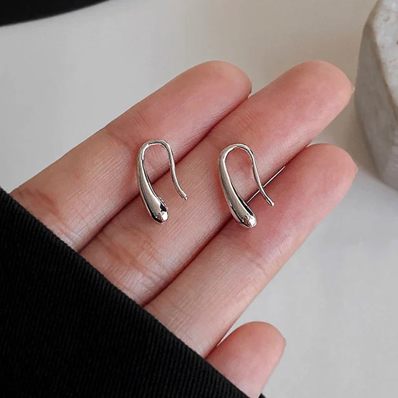 Delicate Sterling Silver Teardrop Earrings