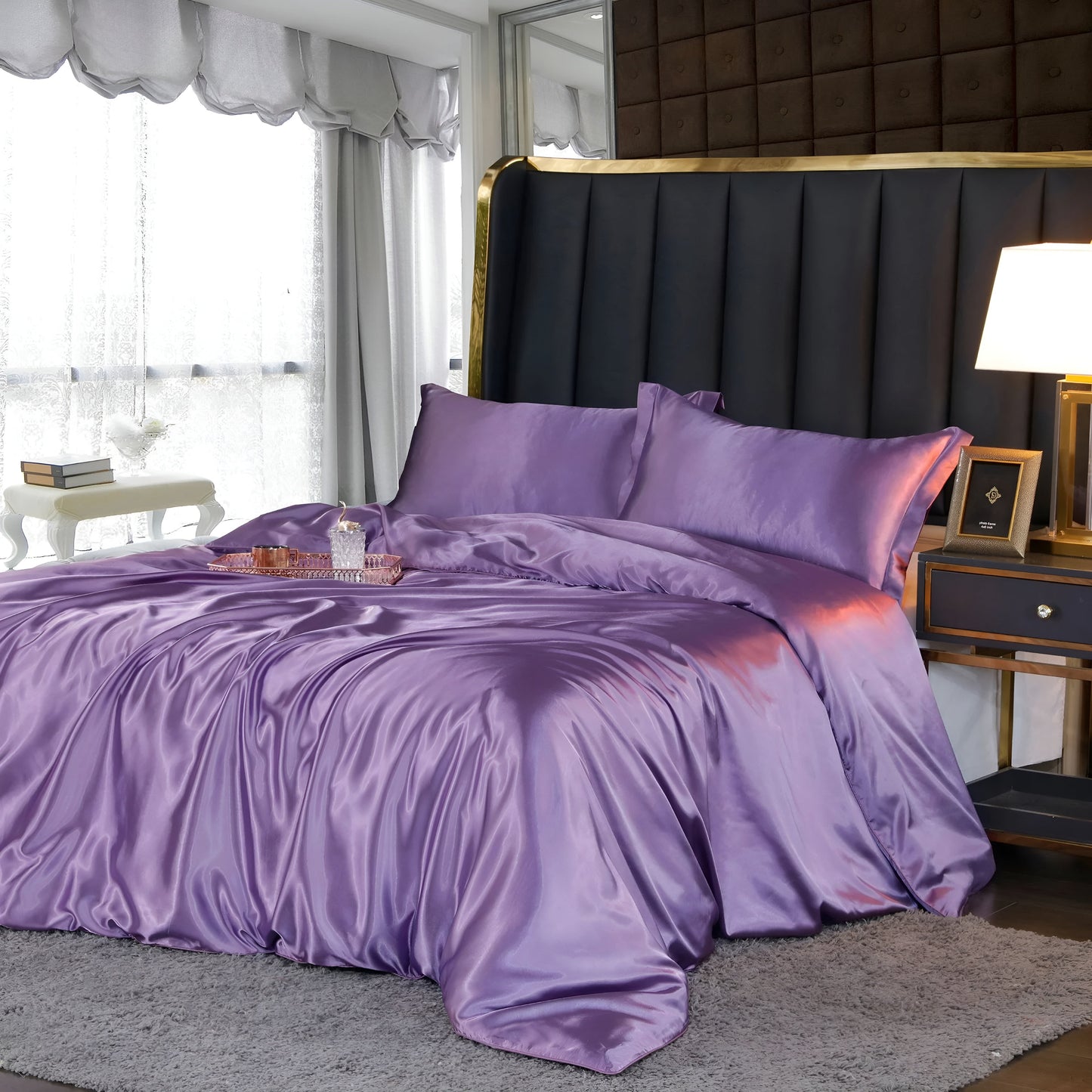 Soft Silk Bed Duvet Cover