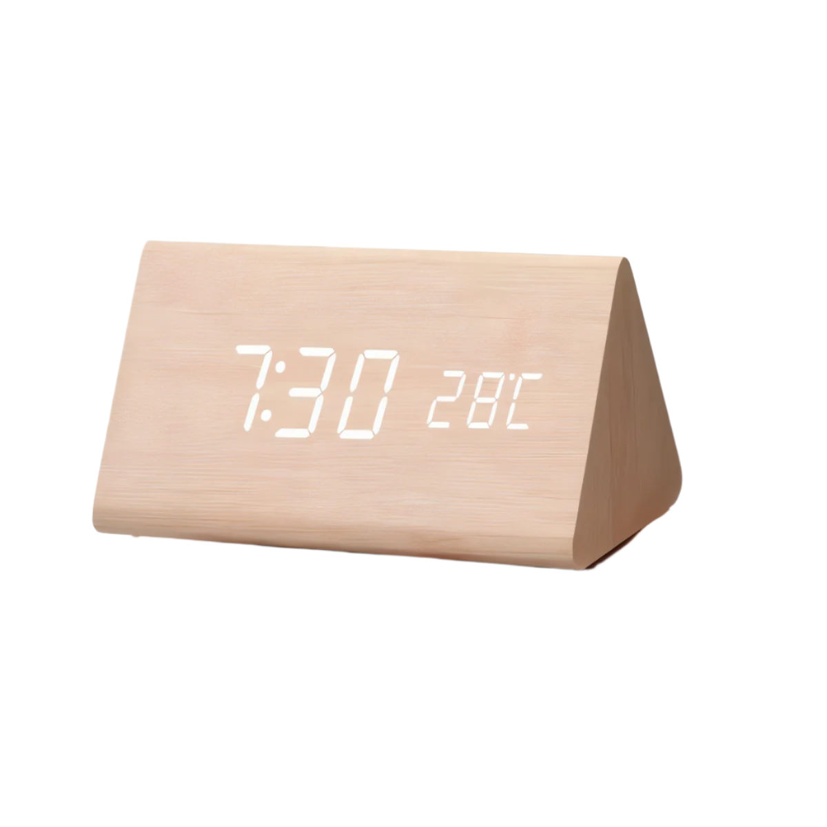 Compact Plastic Digital Clock Radio