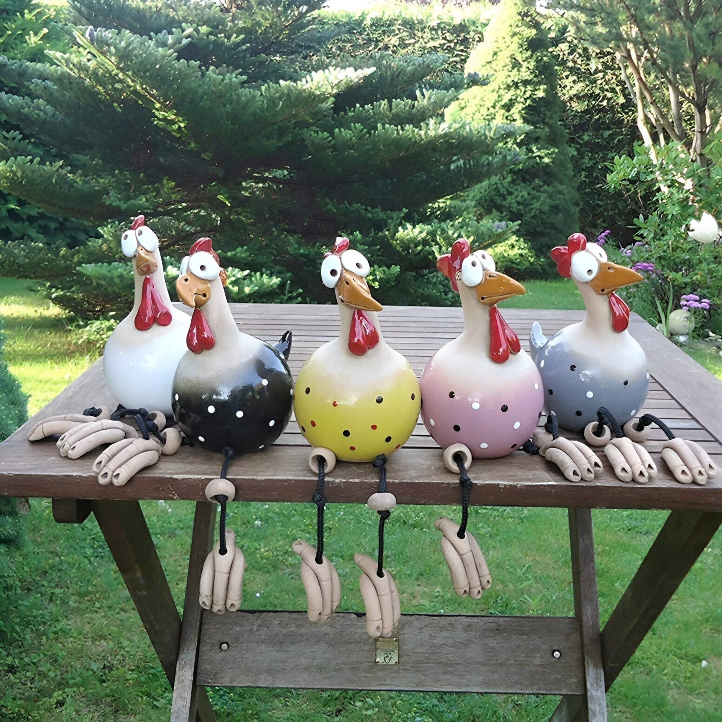 Funny Large Rooster Garden Decoration