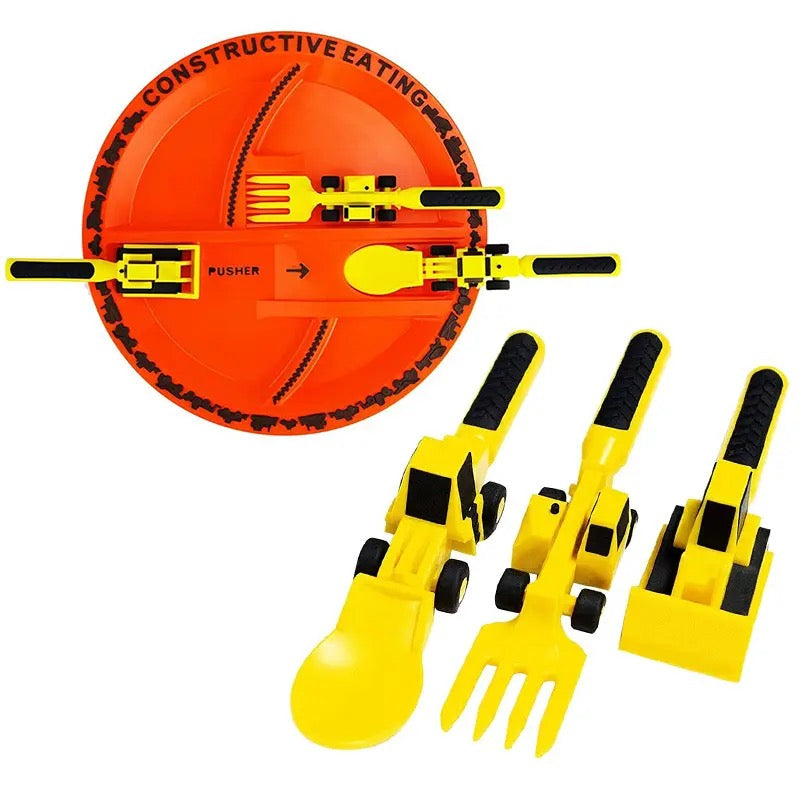 Kids Construction Play Dinner Set