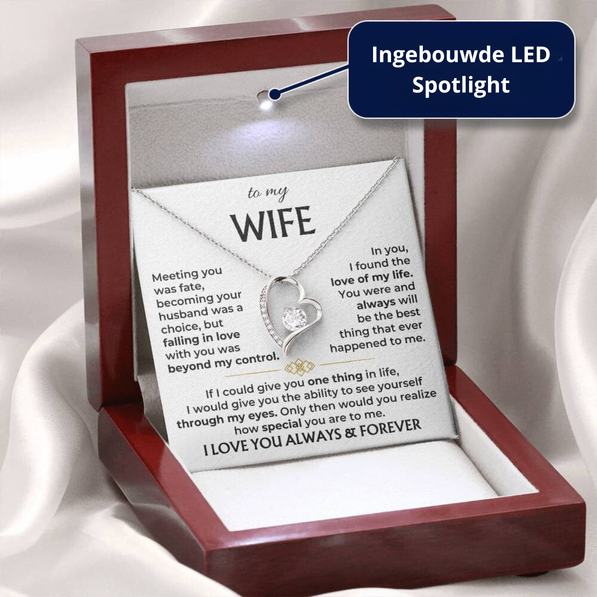 Romantic Diamond Heart Necklace for Her
