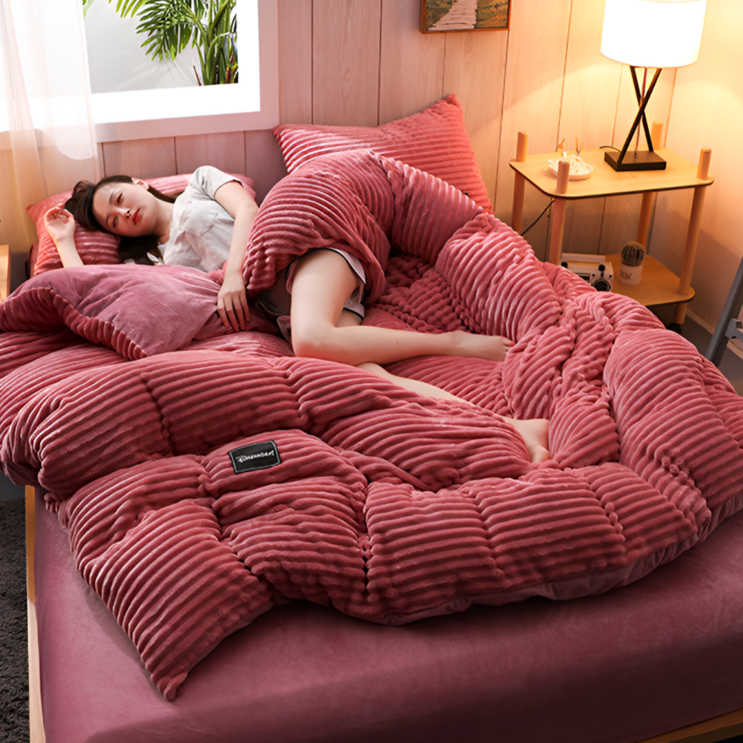 Cozy Plush Flannel Bedding Set