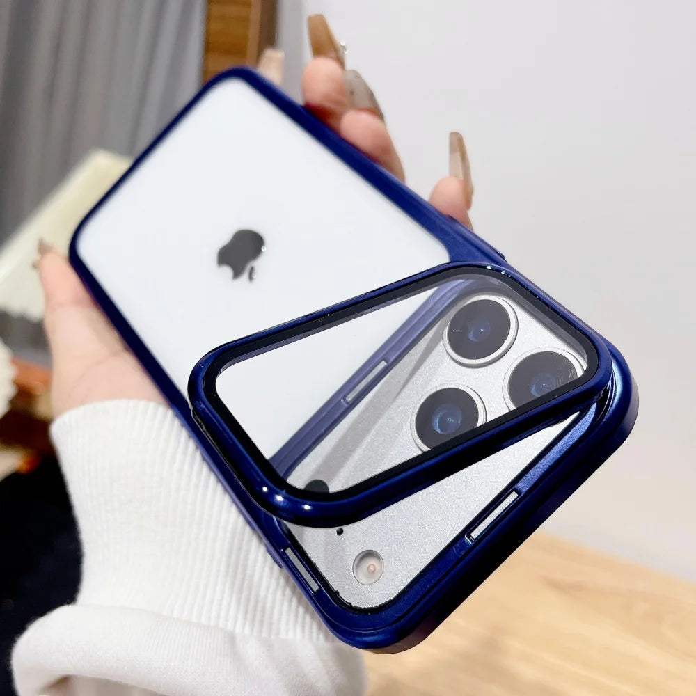 Slim Protective Case with Adjustable Camera Stand for iPhone 17