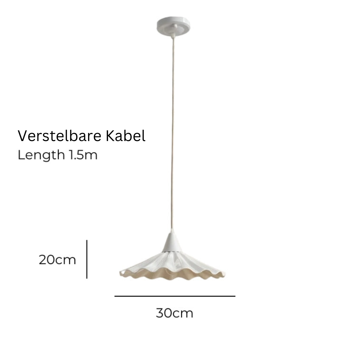 Stylish Ceramic Pendant Light with Textured Pattern