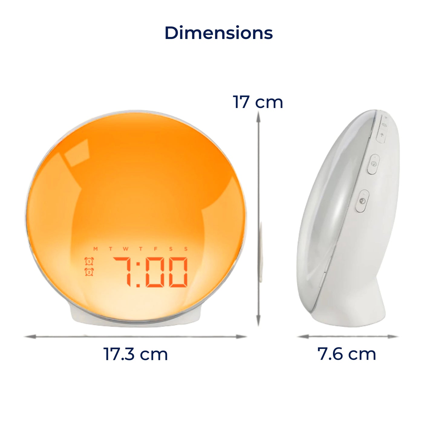 Wake Up Light Alarm Clock - Simulate Sunrise