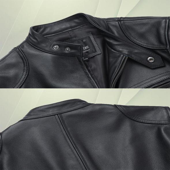 Classic Faux Leather Motorcycle Jacket