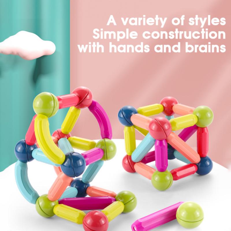 Colorful Magnetic Building Blocks Set