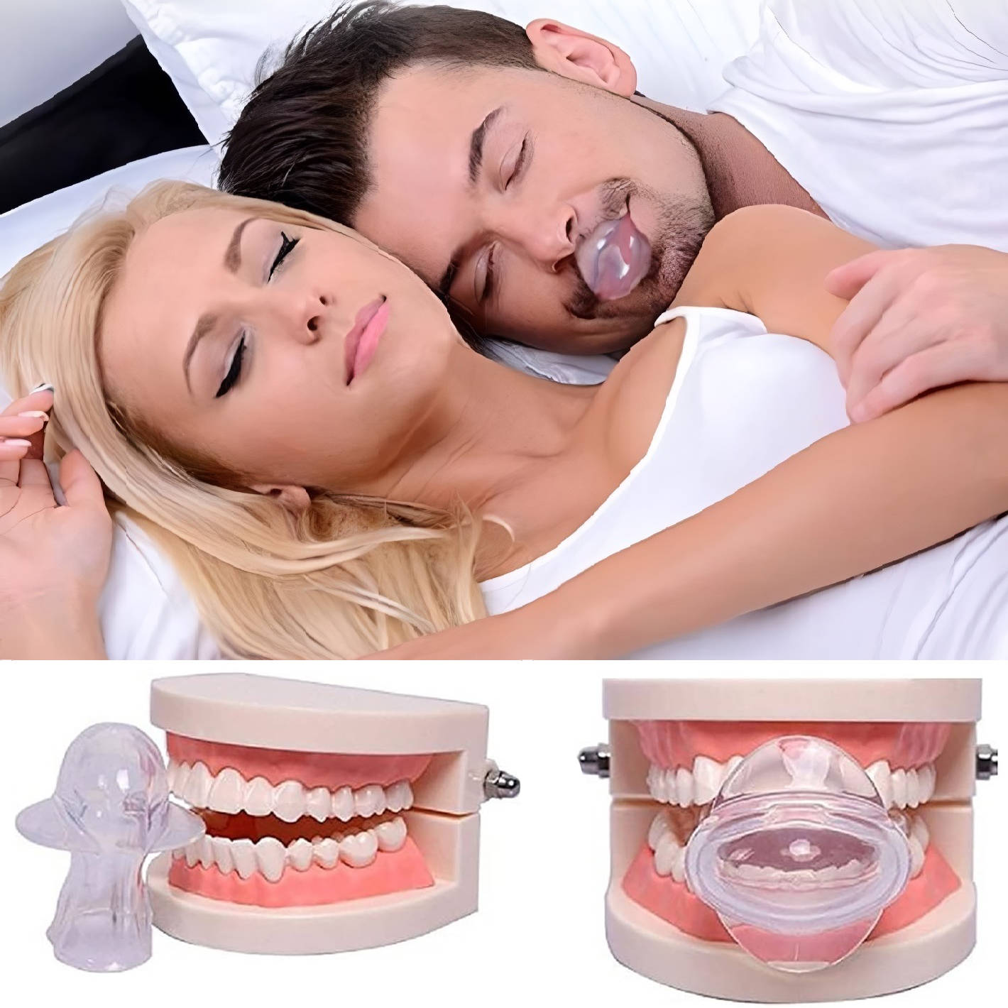 Anti Snore Tongue Retainer, Easy Sleep Apnea Solution - Befez