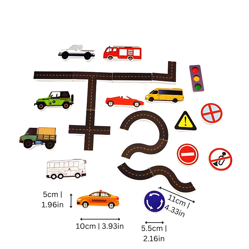 Stylish Aqua Traffic Sign Lamp