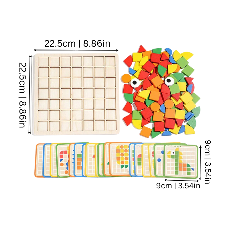 Colorful Patterned Play Mat