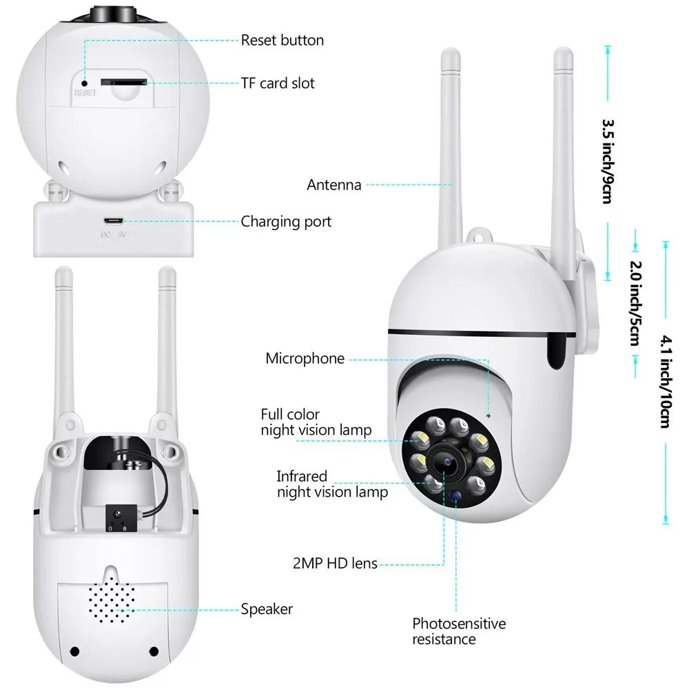 Wireless Home Security WiFi Camera System
