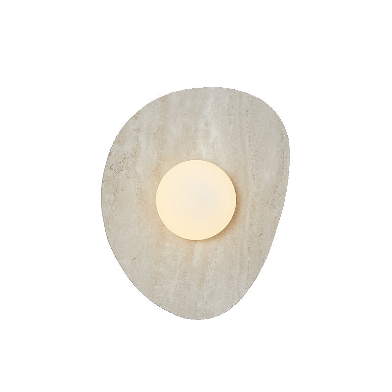 Contemporary Stone Wall Light in Nordic Style