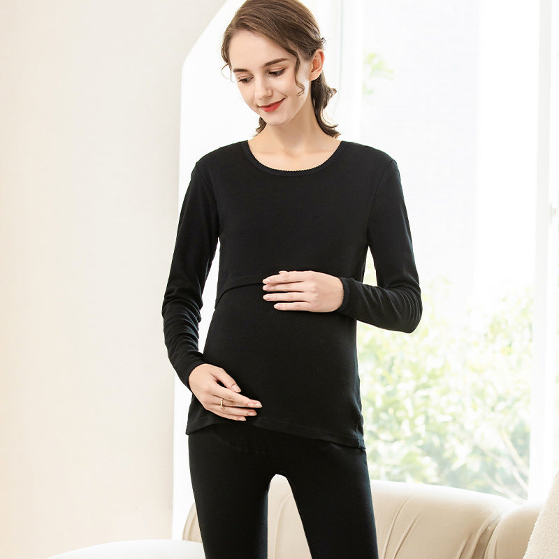 Cozy Maternity Dress for Lounging at Home