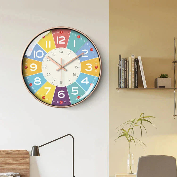 Quiet Childrens Room Wall Clock