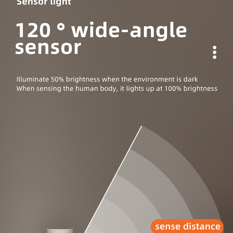 Bright LED Motion Nightlight with Portable Flashlight