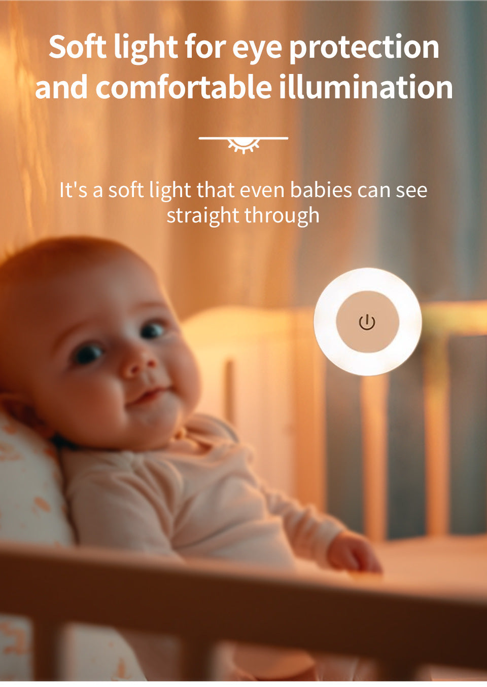 Automatic Dimmable LED Bedside Lamp