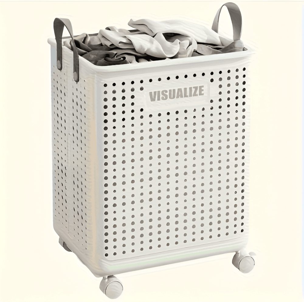 Portable Foldable Laundry Cart on Wheels