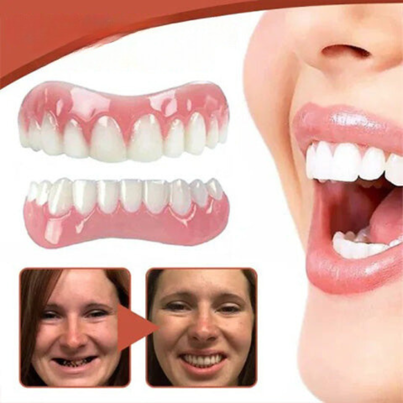 Comfortable Dental Silicone Prosthesis Set for Natural Smile