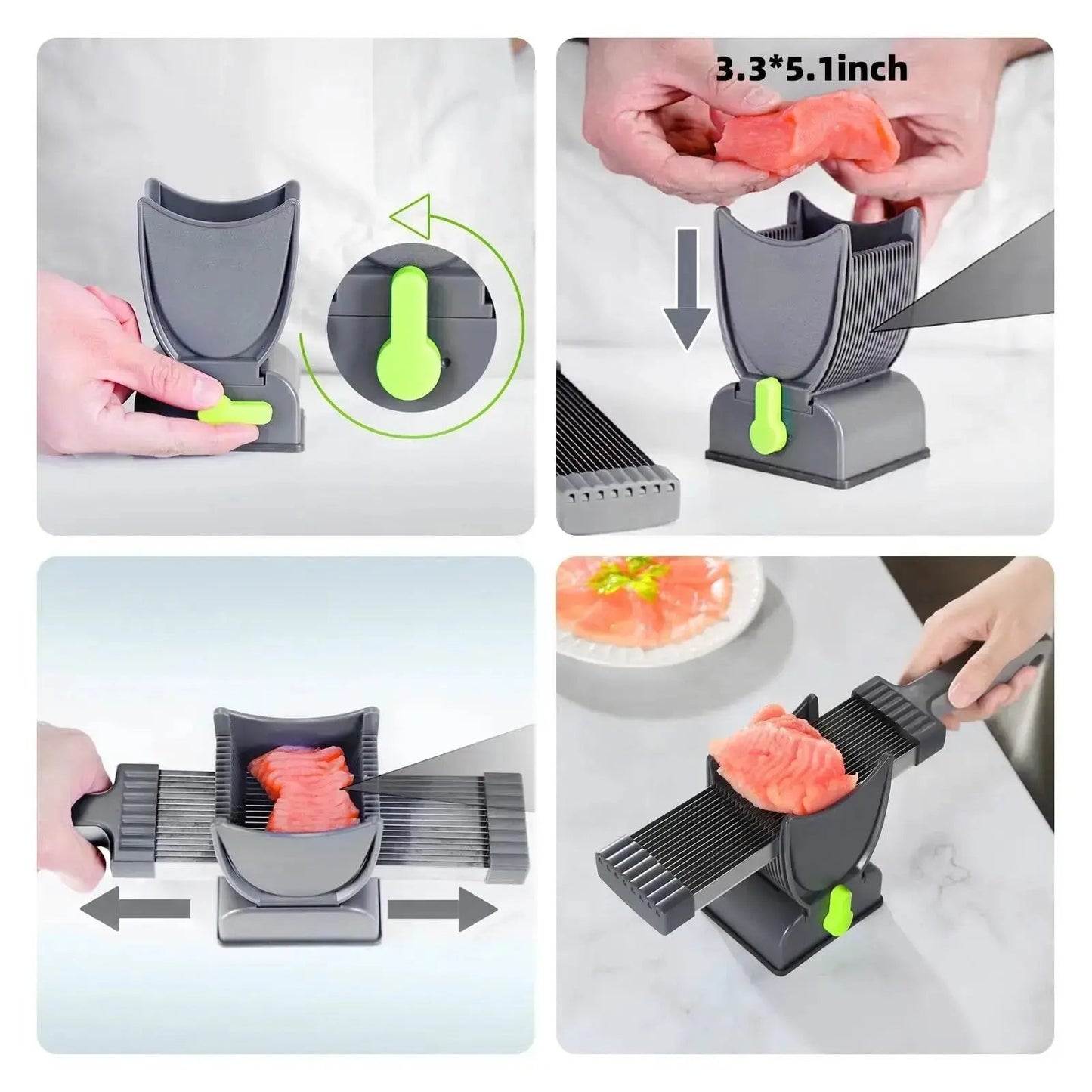 Accurate 17-Blade Commercial Meat Slicer