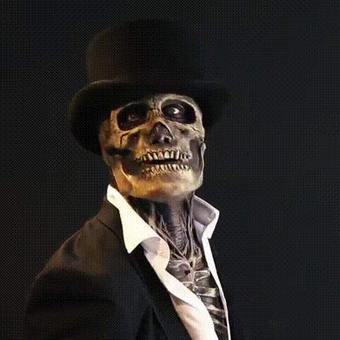 Spooky Skull Halloween Mask for Adults