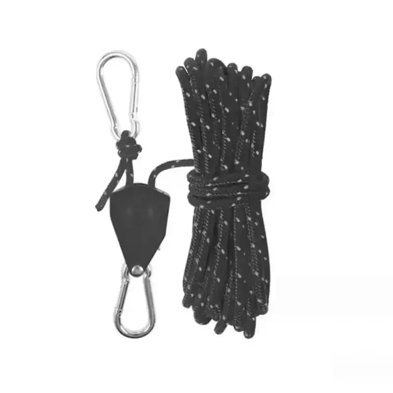 Premium Camping Rope Kit with Carabiner and Hooks