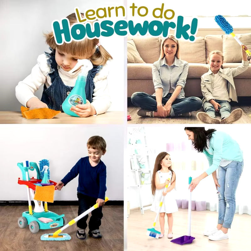 Kid's Interactive Cleaning Play Set