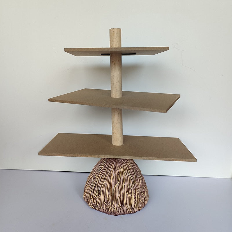 3-Tier Storage Witch Broom Shelf