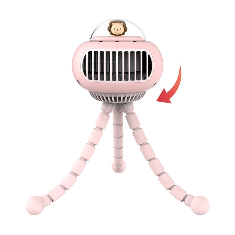 Compact Lightweight Baby Stroller Fan