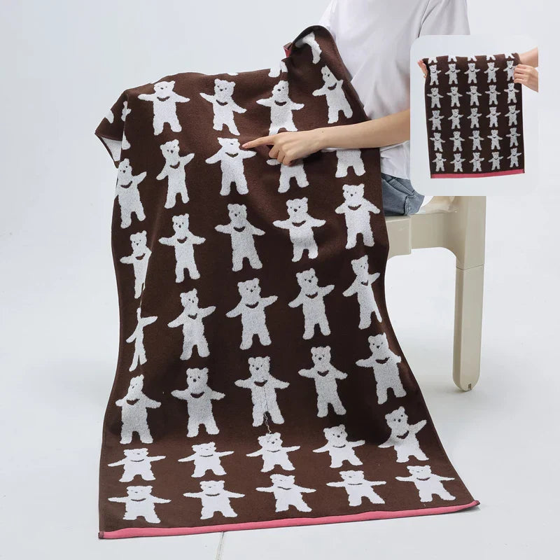 Soft Animal Design Beach Towel