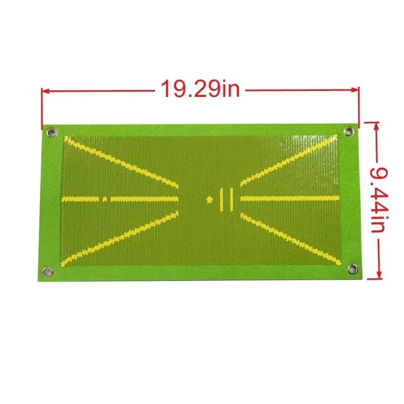 Premium Golf Swing Trainer Mat with Impact Tracker
