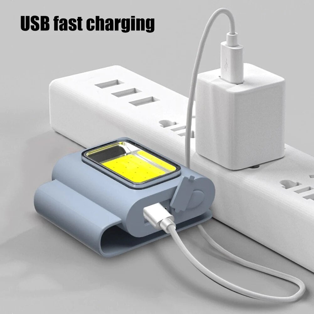 Compact Portable LED Clip On Lamp
