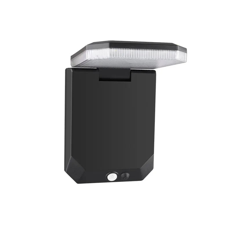 Solar Powered Outdoor Wall Lamp with Motion Sensor
