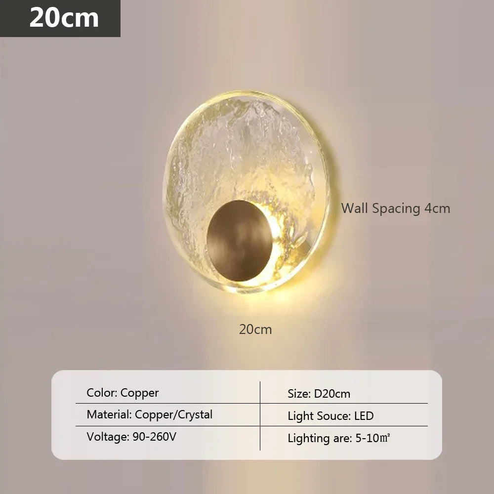 Luxury LED Crystal Sconce Lamp