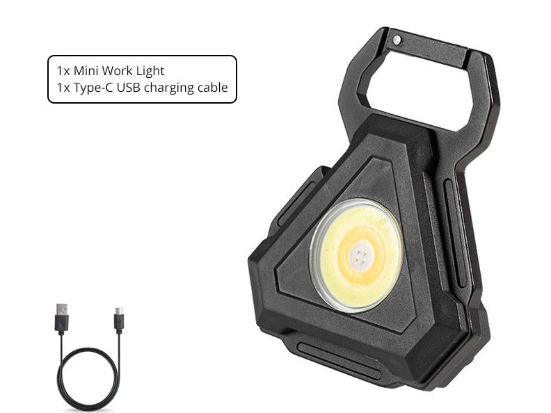 Compact LED Keychain Light Bottle Opener - Befez