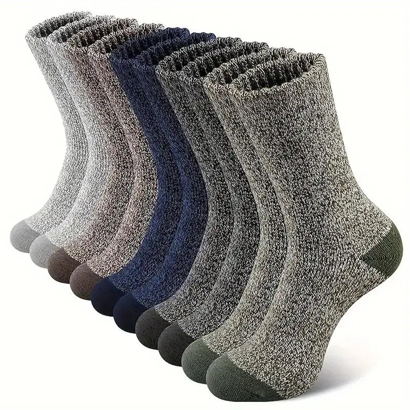 Thermal Merino Wool Hiking Socks for Men and Women