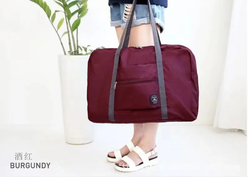Compact Foldable Travel Duffel Bag Waterproof & Spacious